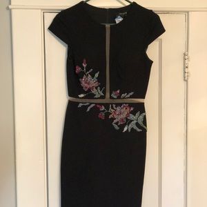 Terani Couture Black Cocktail Dress
